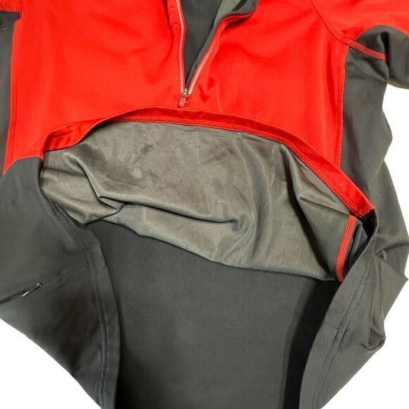 EMS orange gray 1/4 zip tech wick long sleeve pullover size women’s extra large - Picture 9 of 14